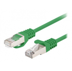 Patchcord LANBERG Cat.6 FTP 0.5m green 10-pack