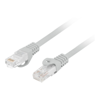 Patchcord LANBERG Cat.6 FTP 0.5m grey 10-pack