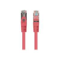 Patchcord LANBERG Cat.6 FTP 0.5m red 10-pack