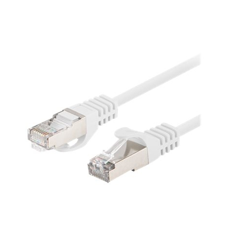 Patchcord LANBERG Cat.6 FTP 0.5m white 10-pack
