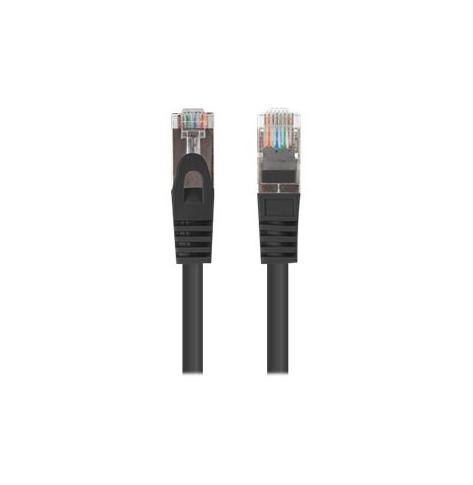 Patchcord LANBERG Cat.6 FTP 1m black 10-pack