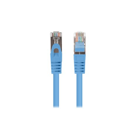 Patchcord LANBERG Cat.6 FTP 1m blue 10-pack