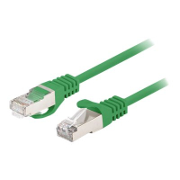 Patchcord LANBERG Cat.6 FTP 1m green 10-pack