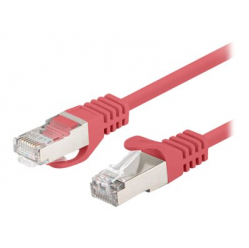 Patchcord LANBERG Cat.6 FTP 1m red 10-pack