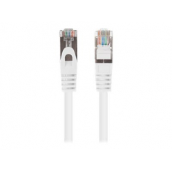 Patchcord LANBERG Cat.6 FTP 1m white 10-pack