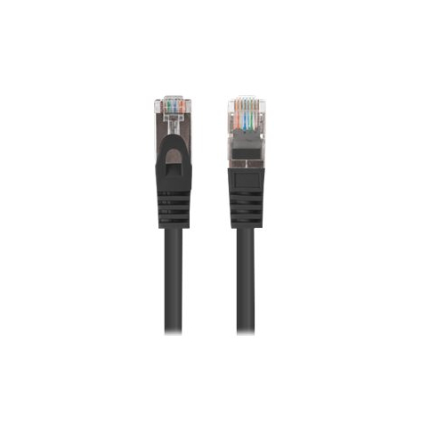 Patchcord LANBERG Cat.6 FTP 2m black 10-pack