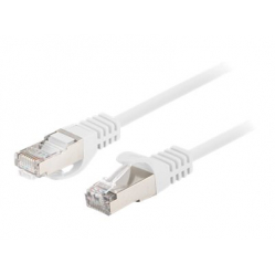 Patchcord LANBERG Cat.6 FTP 2m white 10-pack