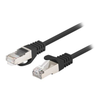 Patchcord LANBERG Cat.6 FTP 3m black 10-pack