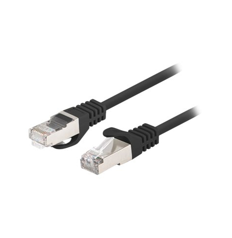 Patchcord LANBERG Cat.6 FTP 3m black 10-pack
