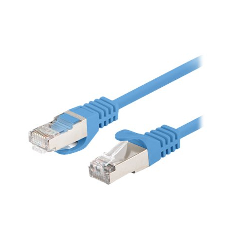 Patchcord LANBERG Cat.6 FTP 3m blue 10-pack