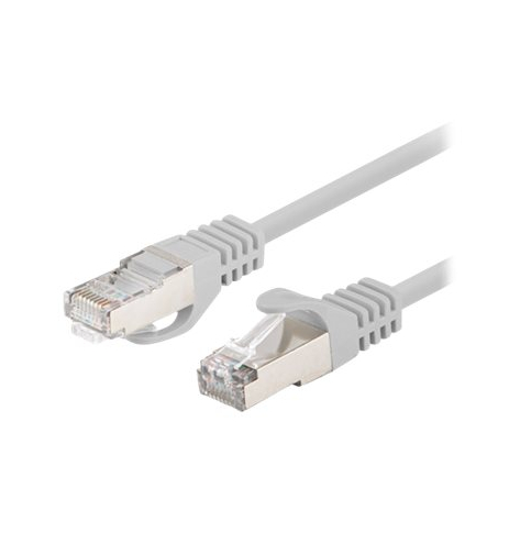 Patchcord LANBERG Cat.6 FTP 3m grey 10-pack