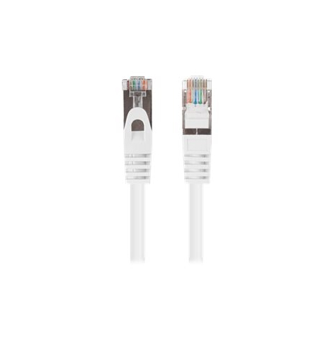 Patchcord LANBERG Cat.6 FTP 3m white 10-pack