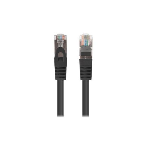 Patchcord LANBERG Cat.6 FTP 5m black 10-pack