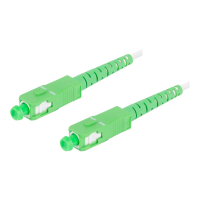 Patchcord LANBERG fiber optic SM SC/APC-SC/APC simplex 30m LSZH g657b3 3.0mm white