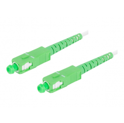Patchcord LANBERG fiber optic SM SC/APC-SC/APC simplex 30m LSZH g657b3 3.0mm white