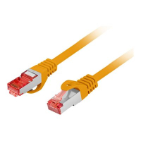 Patchcord LANBERG CAT.6 S/FTP LSZH CU 10m orange Fluke Passed