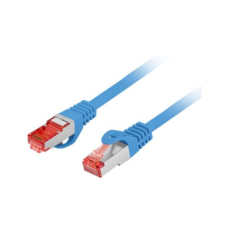 Patchcord LANBERG CAT.6 S/FTP LSZH CU 15m blue Fluke Passed