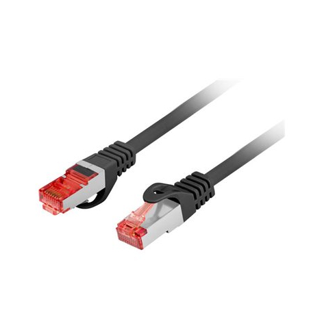 Patchcord LANBERG CAT.6 S/FTP LSZH CU 20m black Fluke Passed