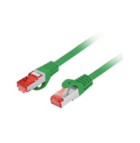 Patchcord LANBERG CAT.6 S/FTP LSZH CU 5m green Fluke Passed