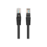 Patchcord LANBERG Cat.6 UTP 0.25m black 10-pack