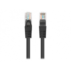 Patchcord LANBERG Cat.6 UTP 0.25m black 10-pack