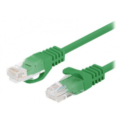 Patchcord LANBERG Cat.6 UTP 0.25m green 10-pack