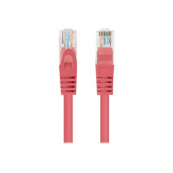 Patchcord LANBERG Cat.6 UTP 0.25m red 10-pack