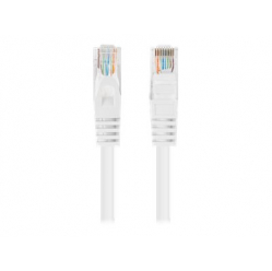 Patchcord LANBERG Cat.6 UTP 0.25m white 10-pack