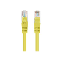 Patchcord LANBERG Cat.6 UTP 0.25m yellow 10-pack