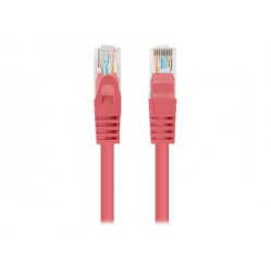 Patchcord LANBERG Cat.6 UTP 0.5m red 10-pack