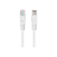 Patchcord LANBERG Cat.6 UTP 0.5m white 10-pack