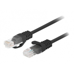 Patchcord LANBERG Cat.6 UTP 1.5m black 10-pack