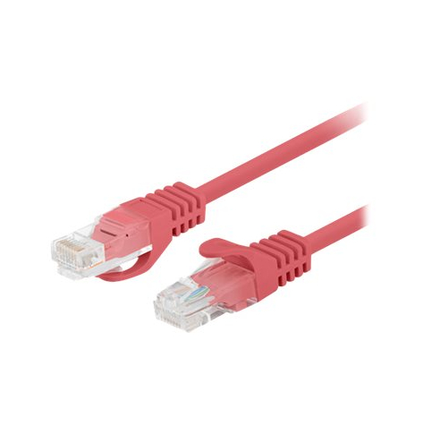 Patchcord LANBERG Cat.6 UTP 1.5m red 10-pack