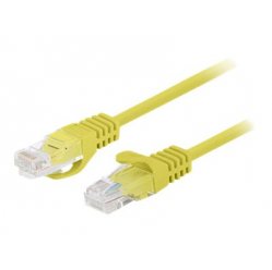 Patchcord LANBERG Cat.6 UTP 1.5m yellow 10-pack