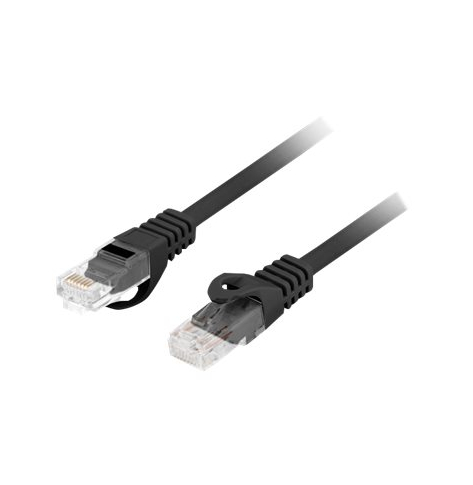 Patchcord LANBERG Cat.6 UTP 1m black 10-pack