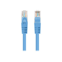 Patchcord LANBERG Cat.6 UTP 1m blue 10-pack