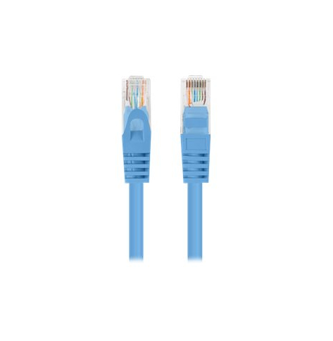 Patchcord LANBERG Cat.6 UTP 1m blue 10-pack