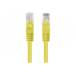 Patchcord LANBERG Cat.6 UTP 1m yellow 10-pack