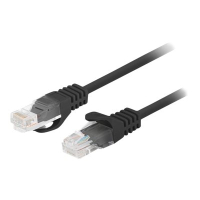 Patchcord LANBERG Cat.6 UTP 2m black 10-pack