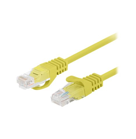 Patchcord LANBERG Cat.6 UTP 2m yellow 10-pack