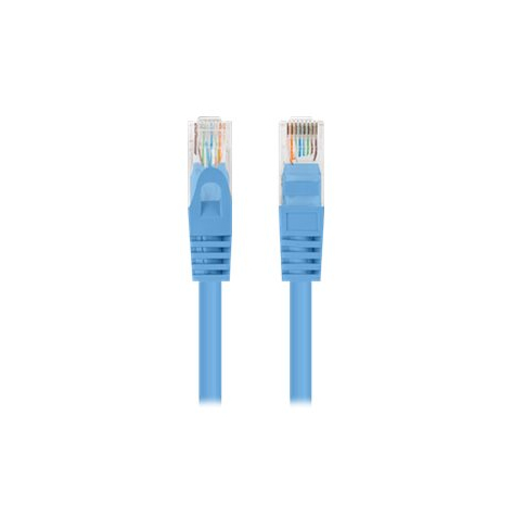 Patchcord LANBERG Cat.6 UTP 3m blue 10-pack