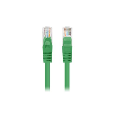 Patchcord LANBERG Cat.6 UTP 3m green 10-pack