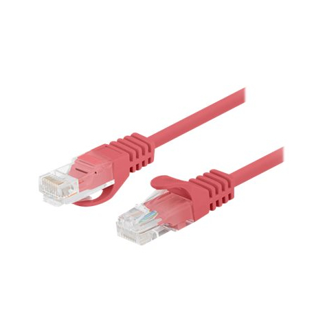 Patchcord LANBERG Cat.6 UTP 3m red 10-pack