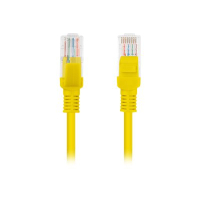 Patchcord LANBERG Cat.6 UTP 3m yellow 10-pack