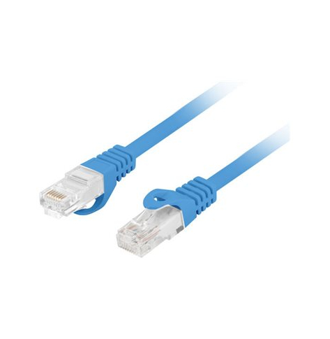 Patchcord LANBERG CAT.6 UTP LSZH CU 10m blue Fluke Passed