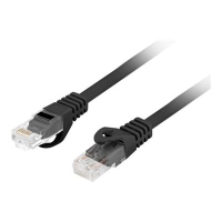 Patchcord LANBERG CAT.6 UTP LSZH CU 15m black Fluke Passed