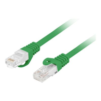Patchcord LANBERG CAT.6 UTP LSZH CU 15m green Fluke Passed