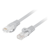 Patchcord LANBERG CAT.6 UTP LSZH CU 15m grey Fluke Passed