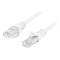Patchcord LANBERG CAT.6 UTP LSZH CU 15m white Fluke Passed