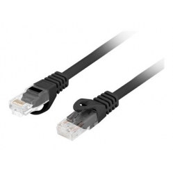 Patchcord LANBERG CAT.6 UTP LSZH CU 20m black Fluke Passed